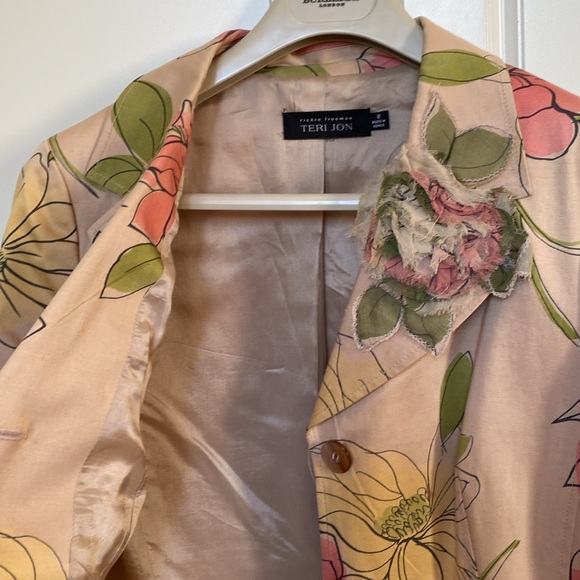 STUNNING RICKIE FREEMAN FOR TERRI JON BLAZER SIZE 12 . - Picture 9 of 16